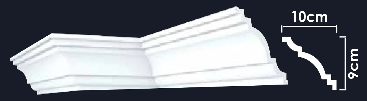 Dakfo A03-100 polystyrene cornice
