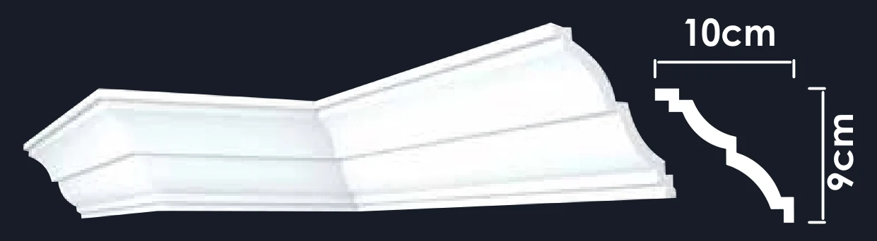 Dakfo A05-100 polystyrene cornice