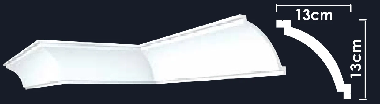 Dakfo A11-130 polystyrene cornice