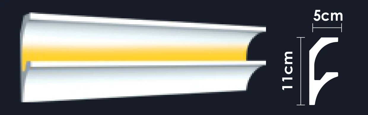 Dakfo L-07 polystyrene cornice